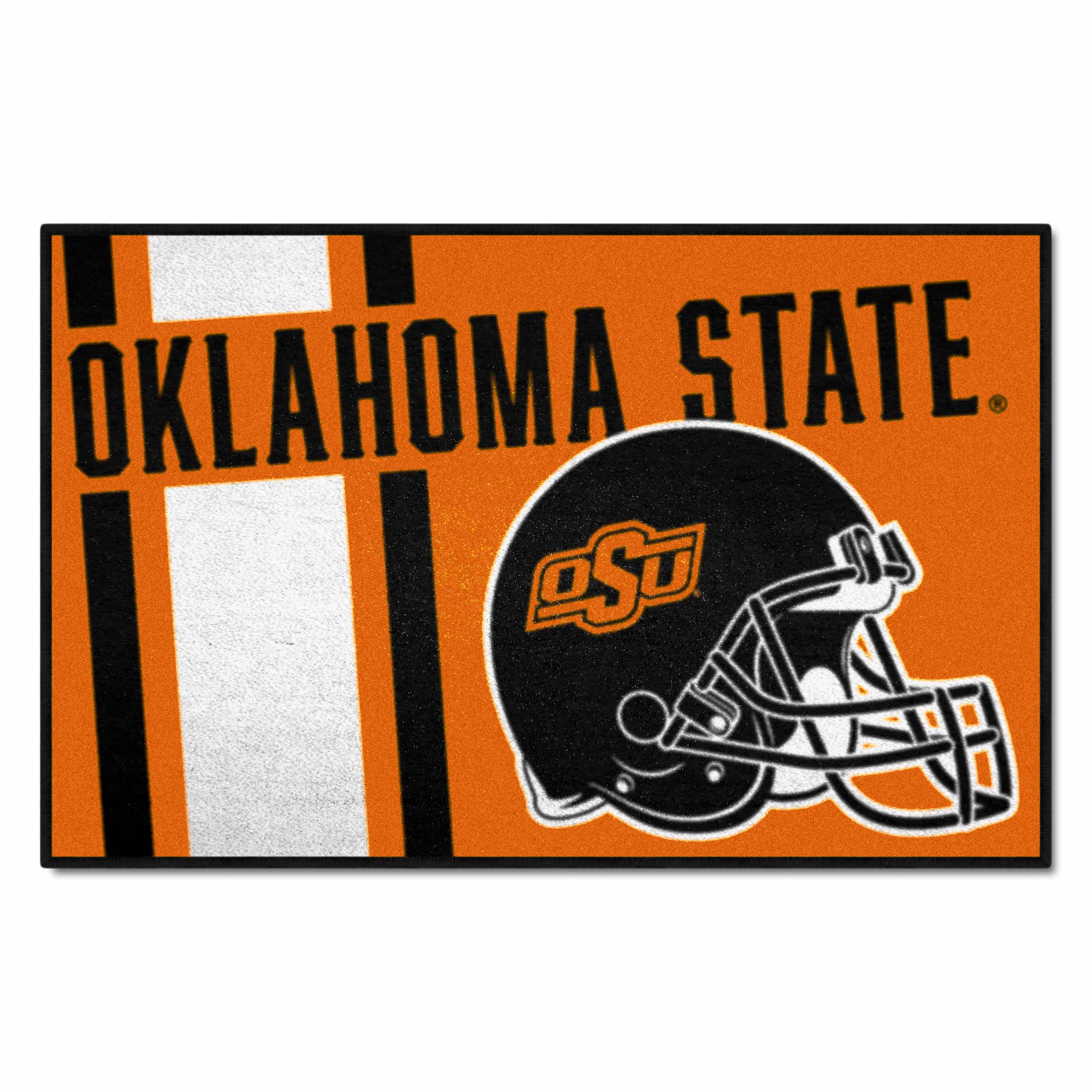 Oklahoma State Cowboys Starter Mat Accent Rug - 19in. x 30in., Unifrom Design - Oklahoma State