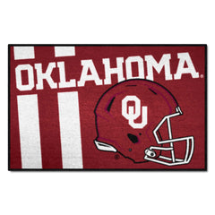 Oklahoma Sooners Starter Mat Accent Rug - 19in. x 30in., Unifrom Design - Oklahoma