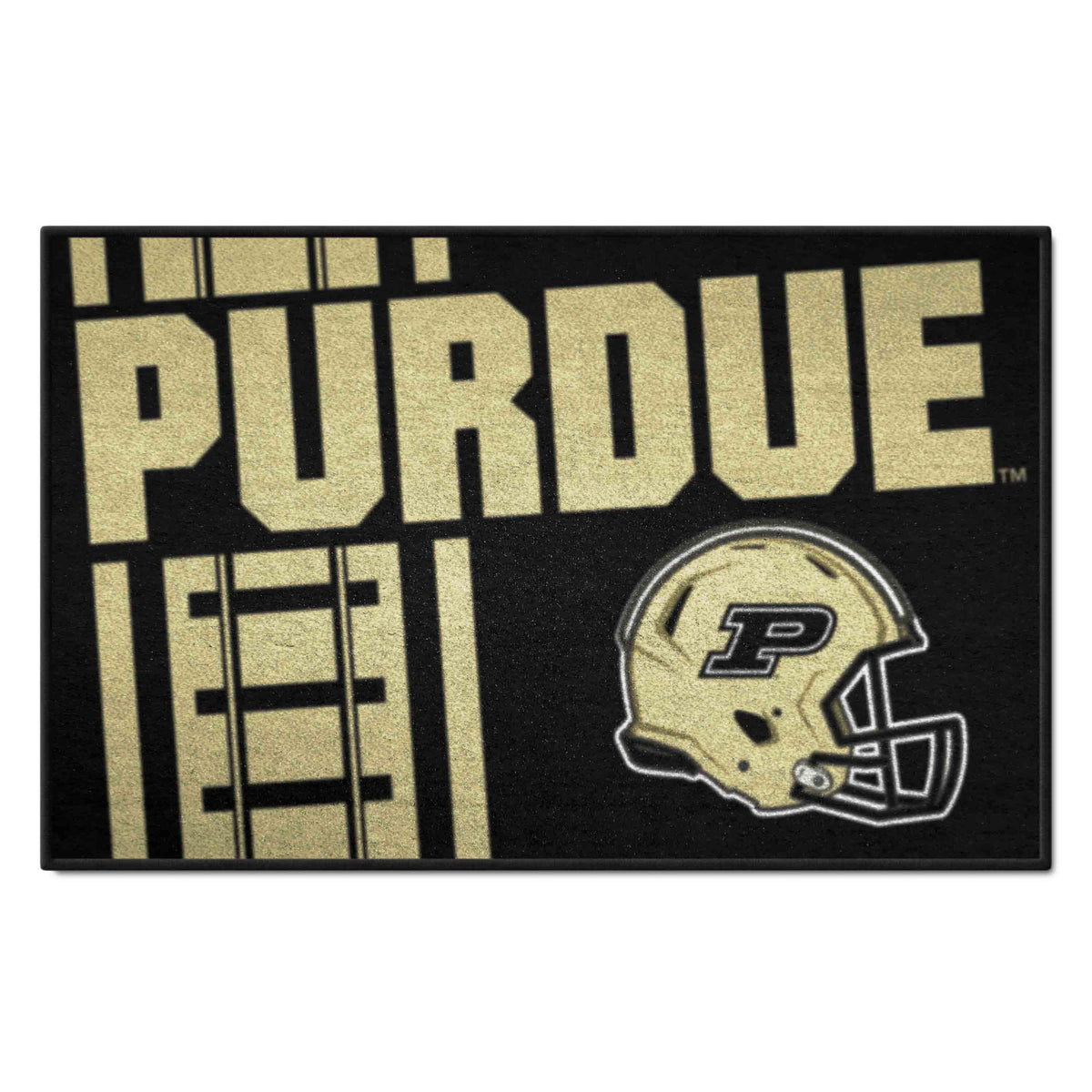 Purdue Boilermakers Starter Mat Accent Rug - 19in. x 30in., Unifrom Design