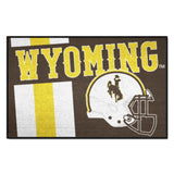 Wyoming Cowboys Starter Mat Accent Rug - 19in. x 30in., Unifrom Design