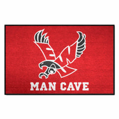 Eastern Washington Eagles Man Cave Starter Mat Accent Rug - 19in. x 30in., Red