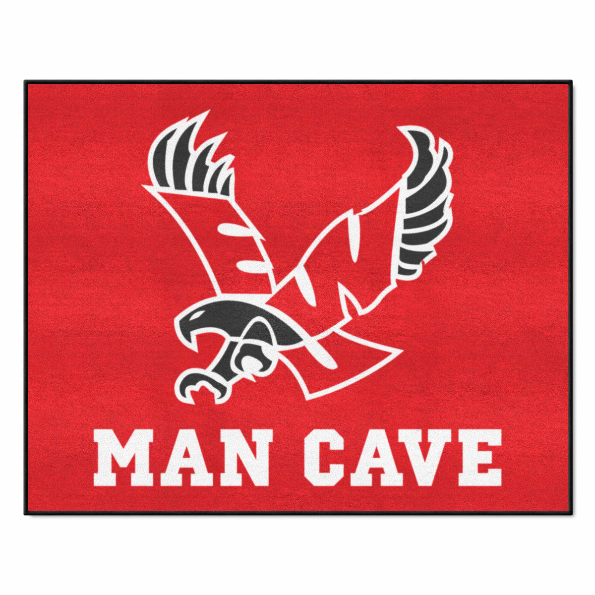 Eastern Washington Eagles Man Cave All-Star Rug - 34 in. x 42.5 in., Red