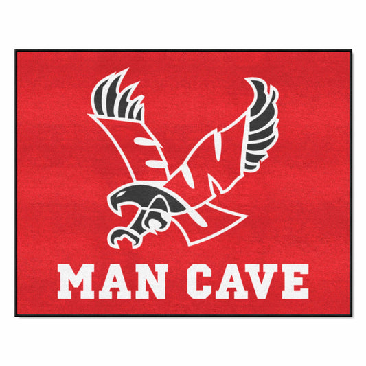 Eastern Washington Eagles Man Cave All-Star Rug - 34 in. x 42.5 in., Red