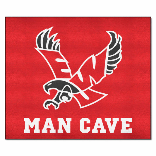 Eastern Washington Eagles Man Cave Tailgater Rug - 5ft. x 6ft., Red