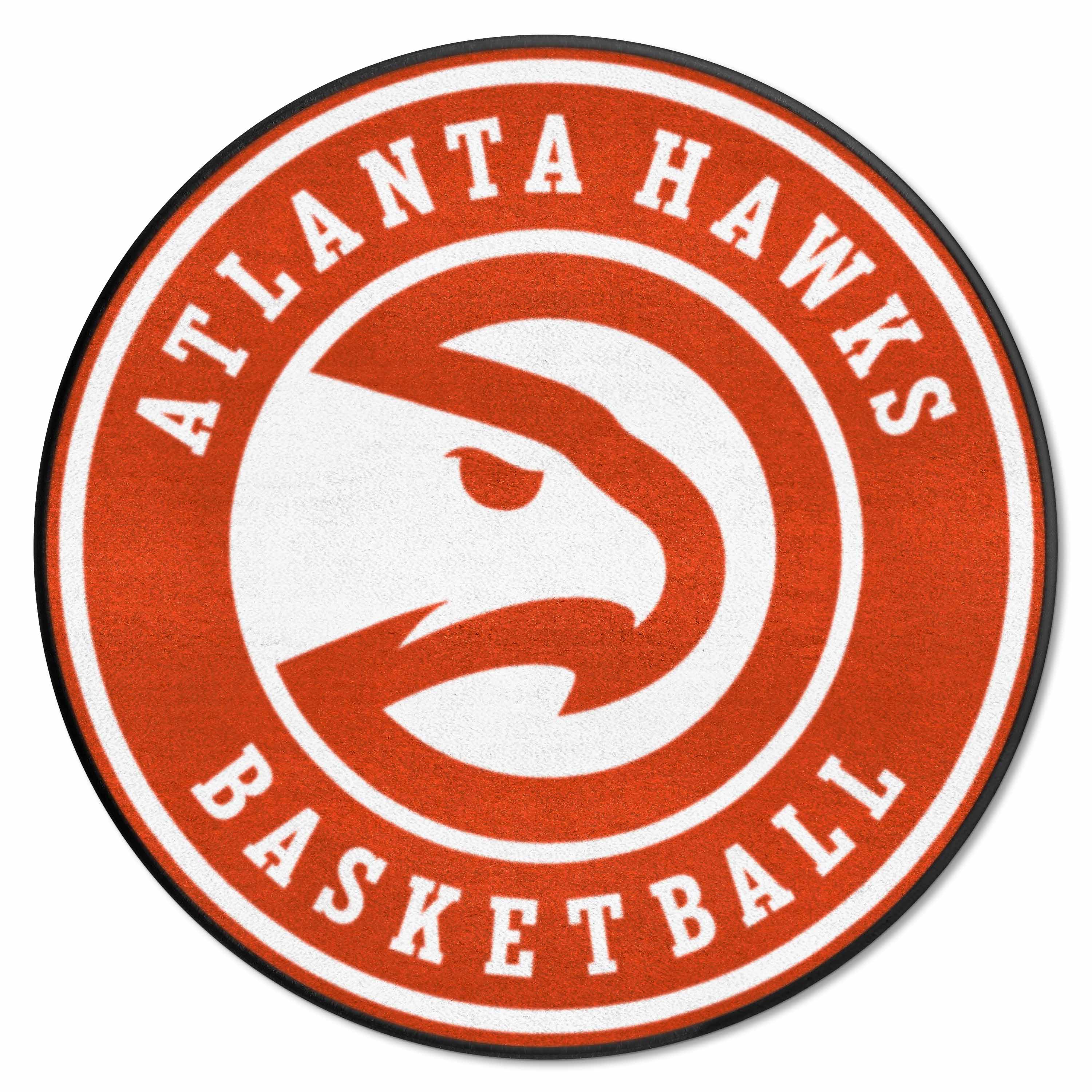 Atlanta Hawks Roundel Rug - 27in. Diameter