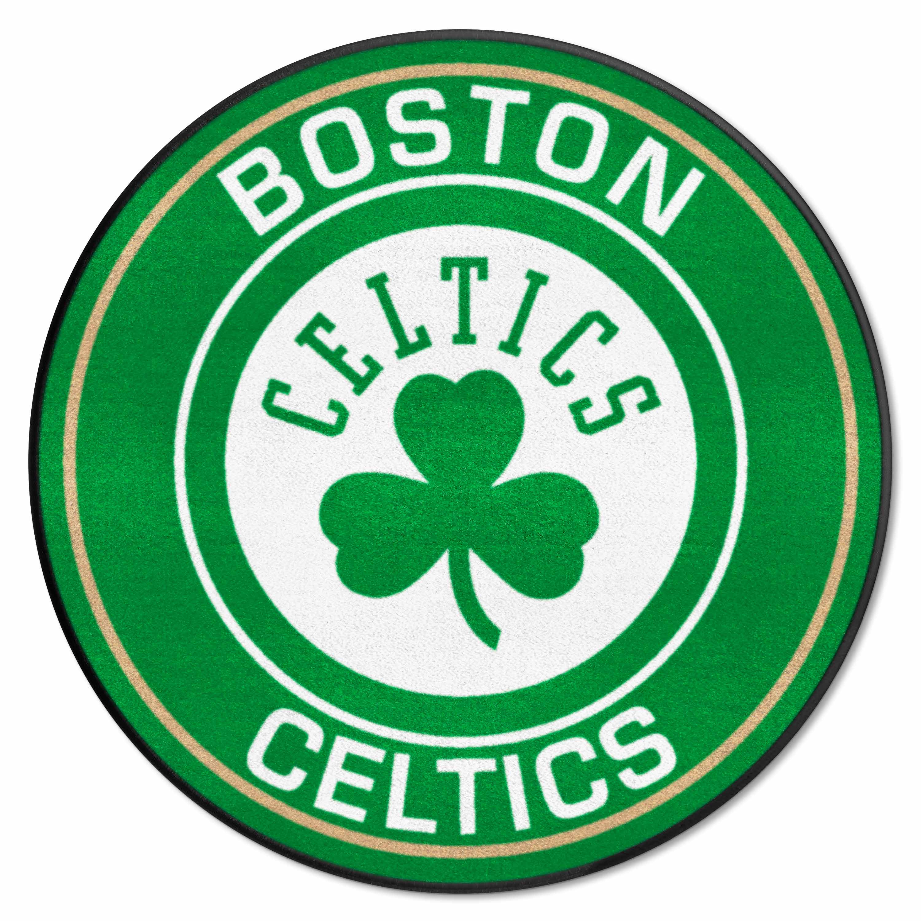 Boston Celtics Roundel Rug - 27in. Diameter - Boston Celtics