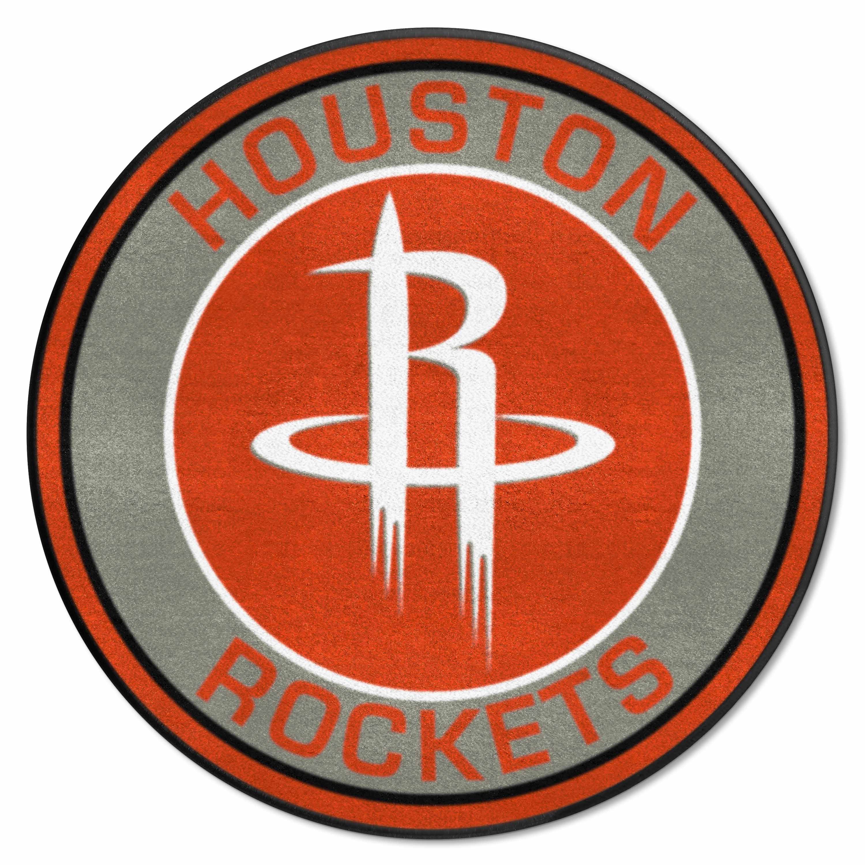 Houston Rockets Roundel Rug - 27in. Diameter