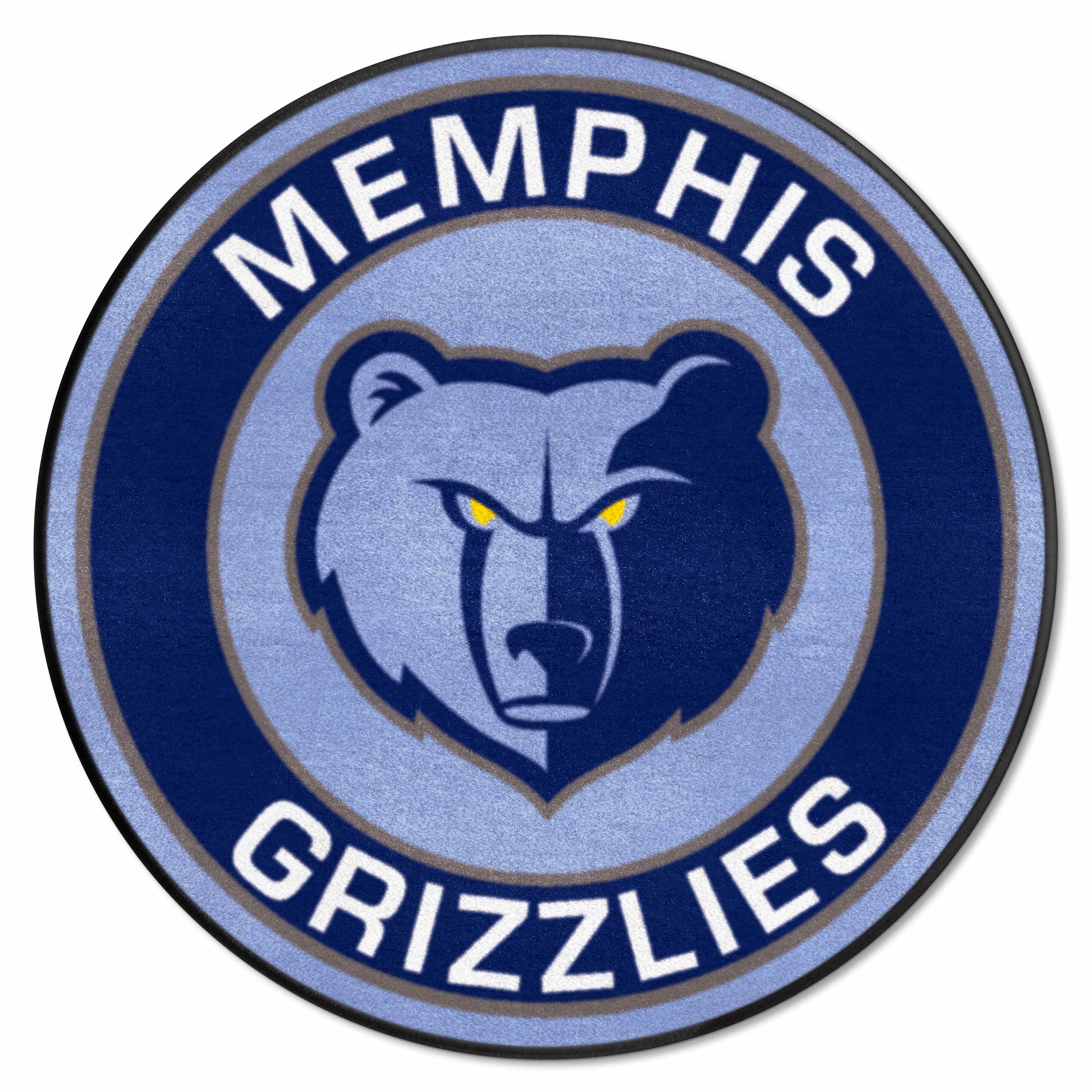 Memphis Grizzlies Roundel Rug - 27in. Diameter