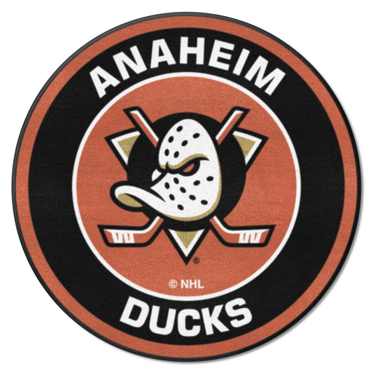 Anaheim Ducks Roundel Rug - 27in. Diameter