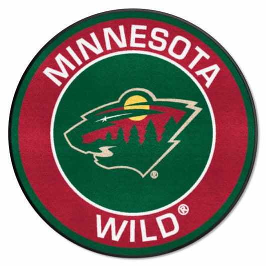 Minnesota Wild Roundel Rug - 27in. Diameter