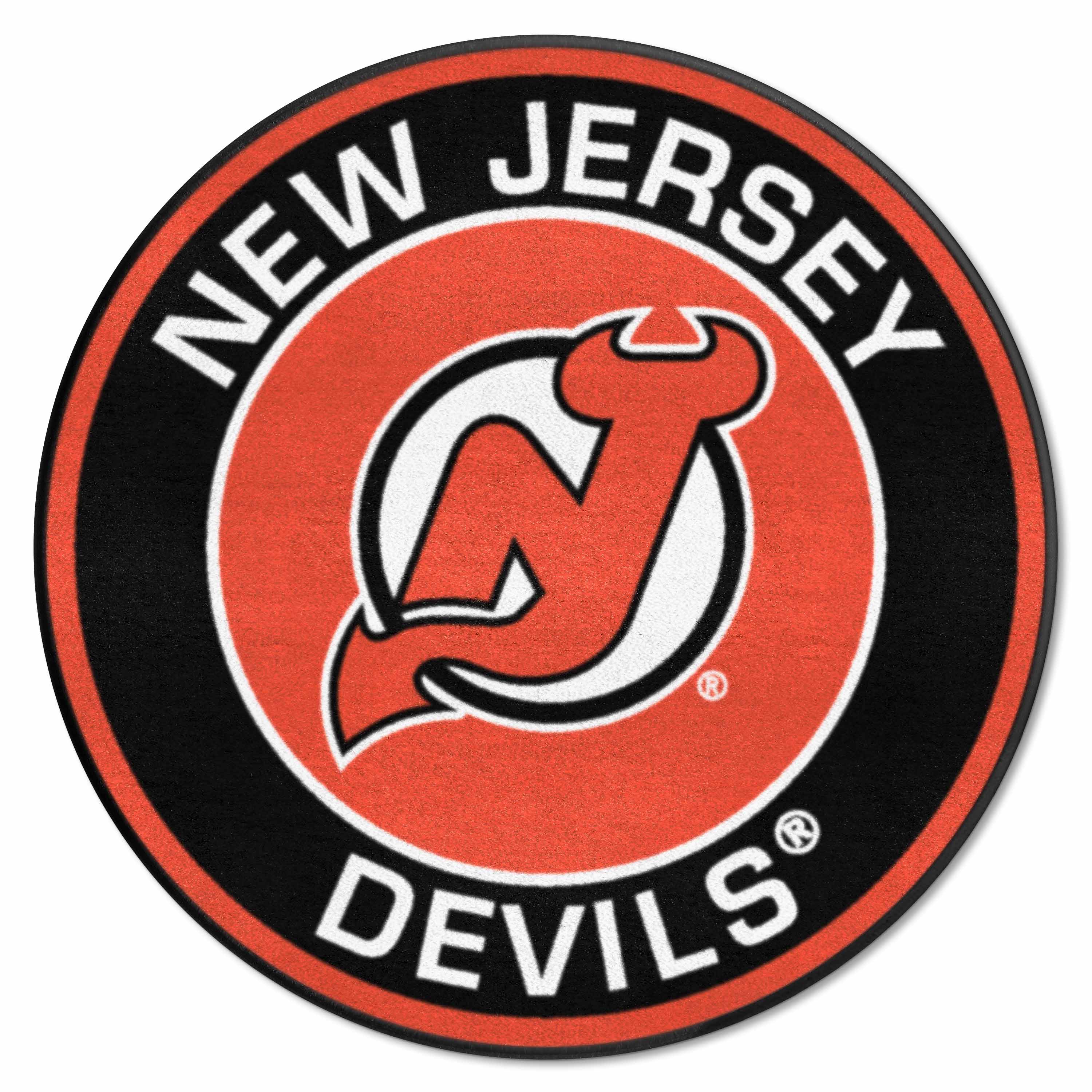 New Jersey Devils Roundel Rug - 27in. Diameter