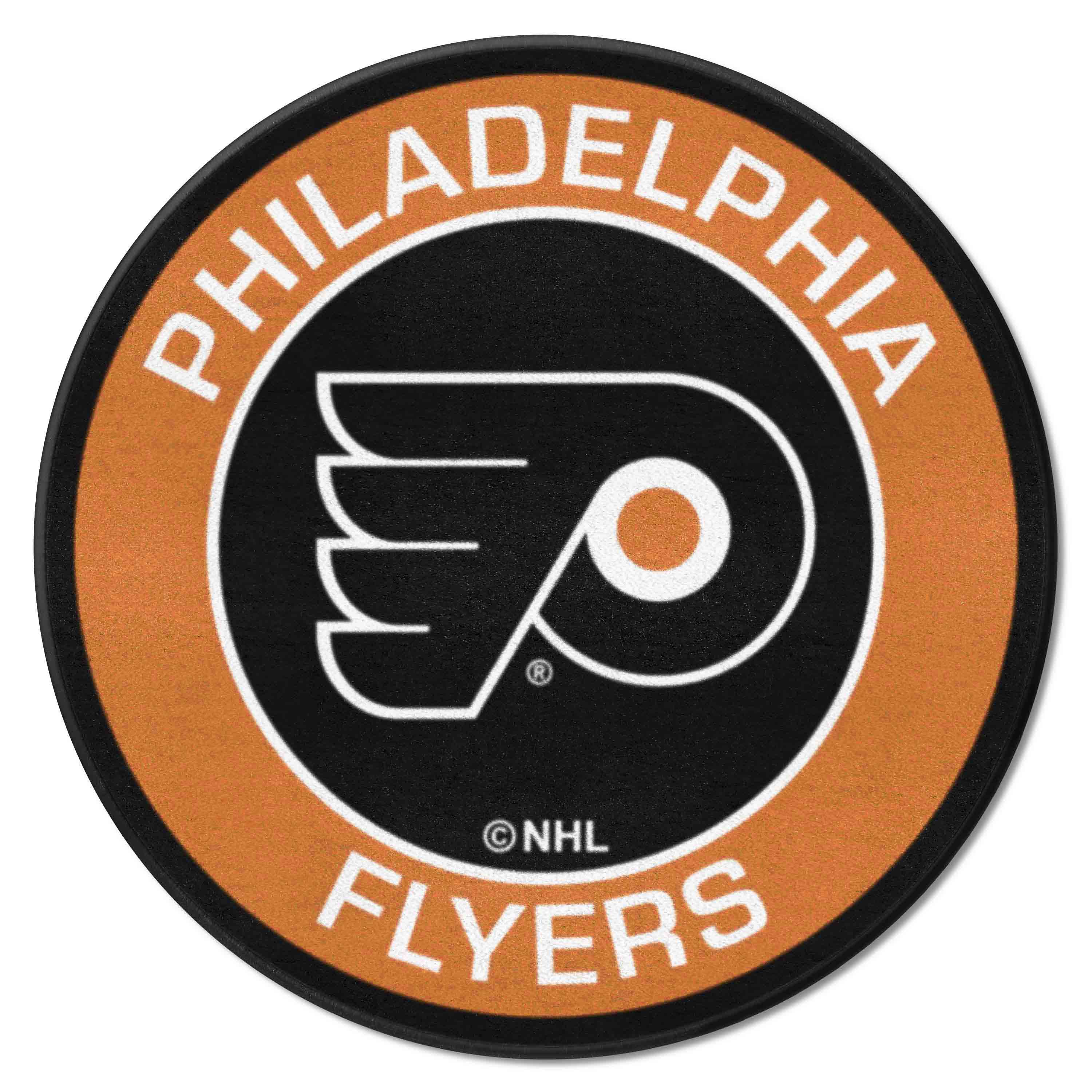 Philadelphia Flyers Roundel Rug - 27in. Diameter