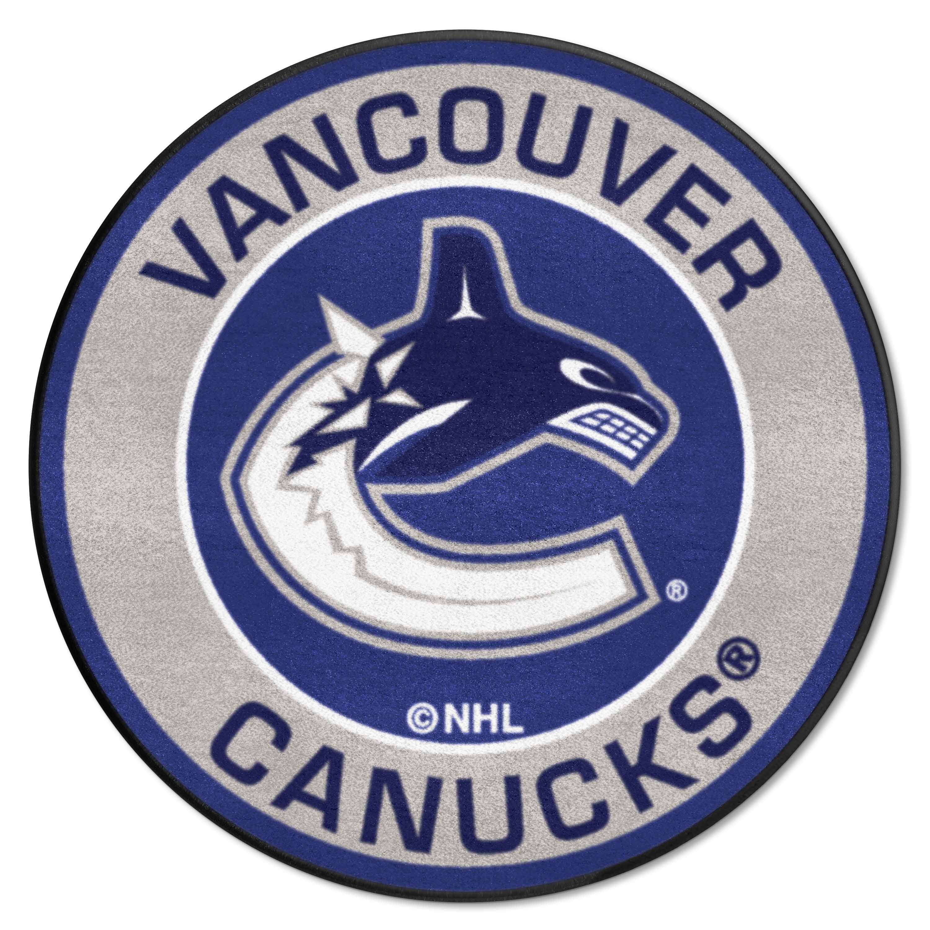 Vancouver Canucks Roundel Rug - 27in. Diameter