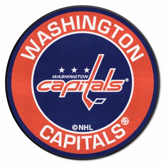 Washington Capitals Roundel Rug - 27in. Diameter