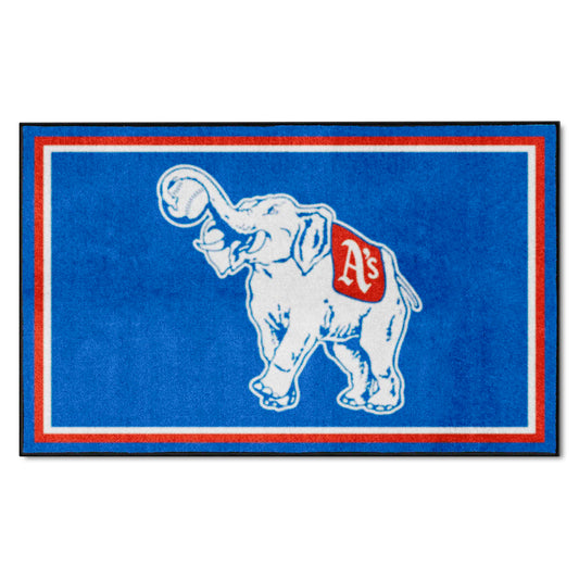 Philadelphia Athletics 4ft. x 6ft. Plush Area Rug