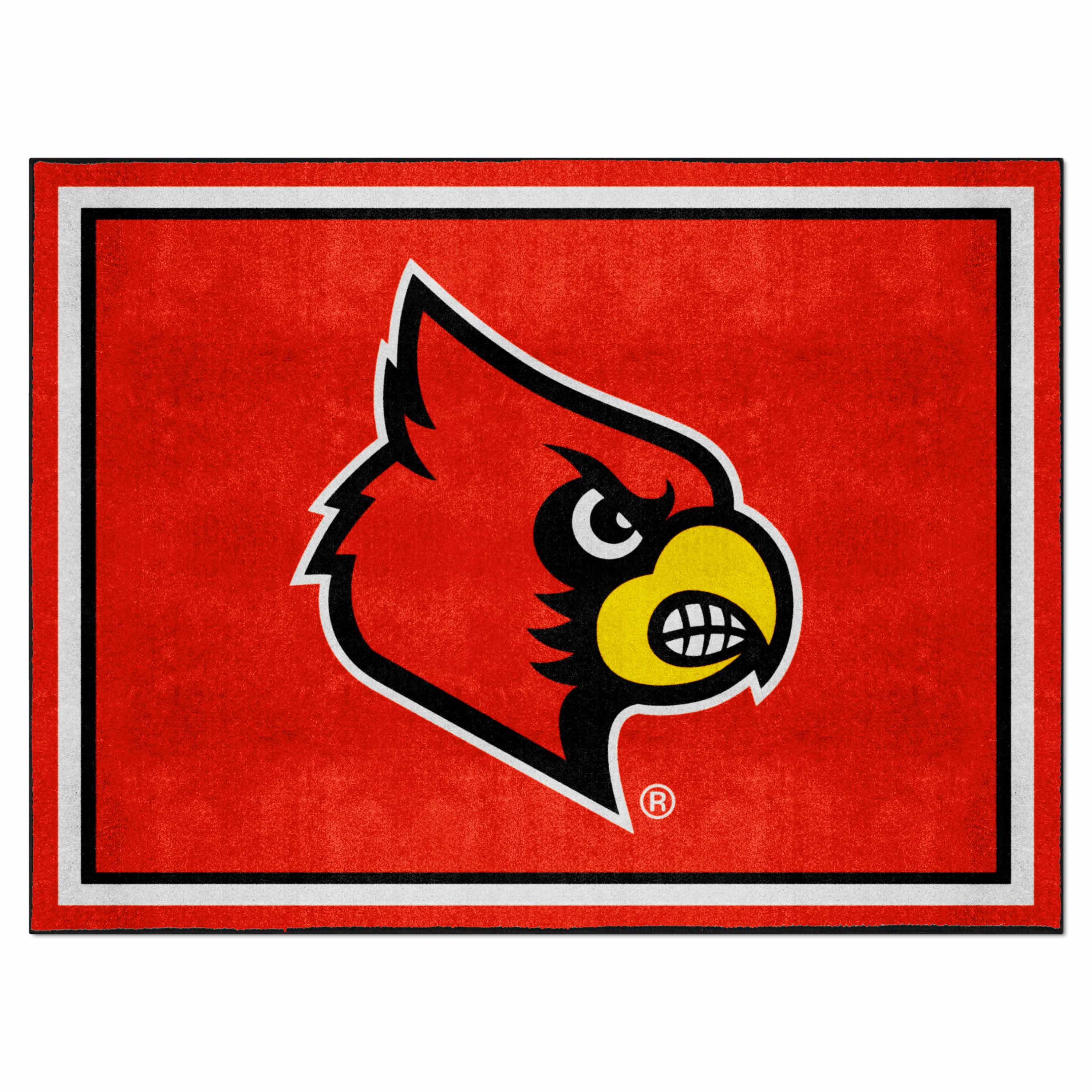 Louisville Cardinals 8ft. x 10 ft. Plush Area Rug