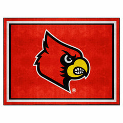 Louisville Cardinals 8ft. x 10 ft. Plush Area Rug