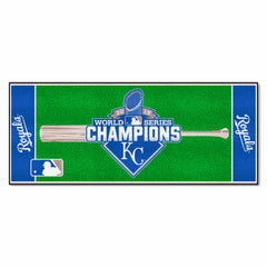 Kansas City Royals 2015 MLB World Series Champions Baseball Runner Rug - 30in. x 72in.