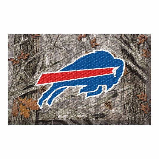 Buffalo Bills Rubber Scraper Door Mat Camo - Buffalo Bills