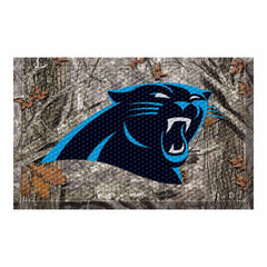 Carolina Panthers Rubber Scraper Door Mat Camo - Carolina Panthers