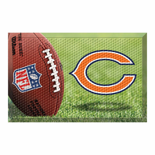 Chicago Bears Rubber Scraper Door Mat - Chicago Bears