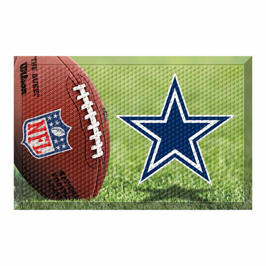 Dallas Cowboys Rubber Scraper Door Mat - Dallas Cowboys