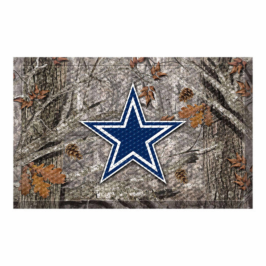 Dallas Cowboys Rubber Scraper Door Mat Camo - Dallas Cowboys