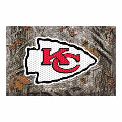 Kansas City Chiefs Rubber Scraper Door Mat Camo