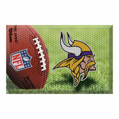 Minnesota Vikings Rubber Scraper Door Mat