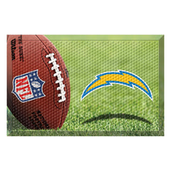 Los Angeles Chargers Rubber Scraper Door Mat