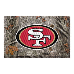 San Francisco 49ers Rubber Scraper Door Mat Camo