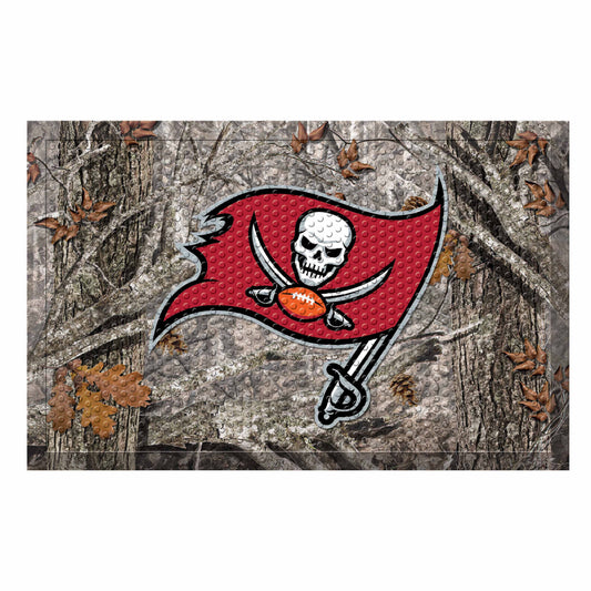 Tampa Bay Buccaneers Rubber Scraper Door Mat Camo