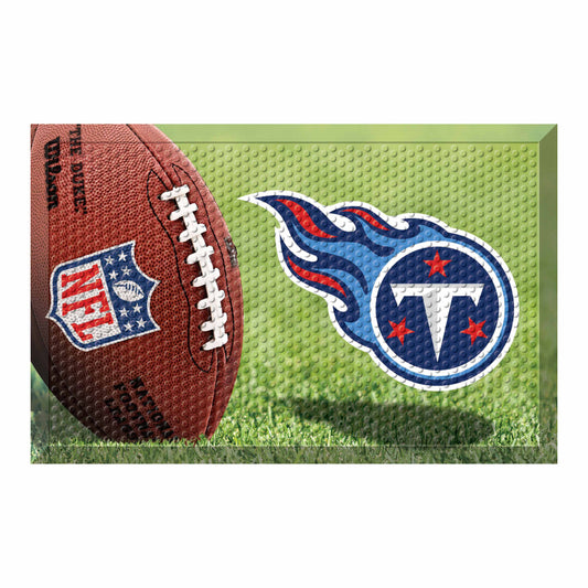 Tennessee Titans Rubber Scraper Door Mat