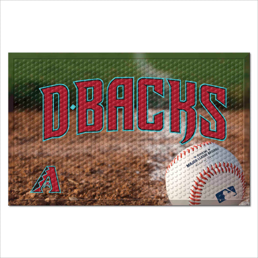 Arizona Diamondbacks Rubber Scraper Door Mat