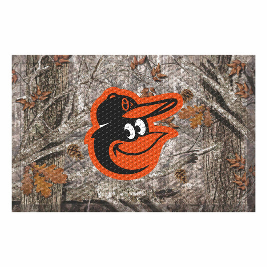 Baltimore Orioles Rubber Scraper Door Mat Camo - Baltimore Orioles