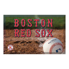 Boston Red Sox Rubber Scraper Door Mat - Boston Red Sox