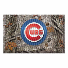 Chicago Cubs Rubber Scraper Door Mat Camo