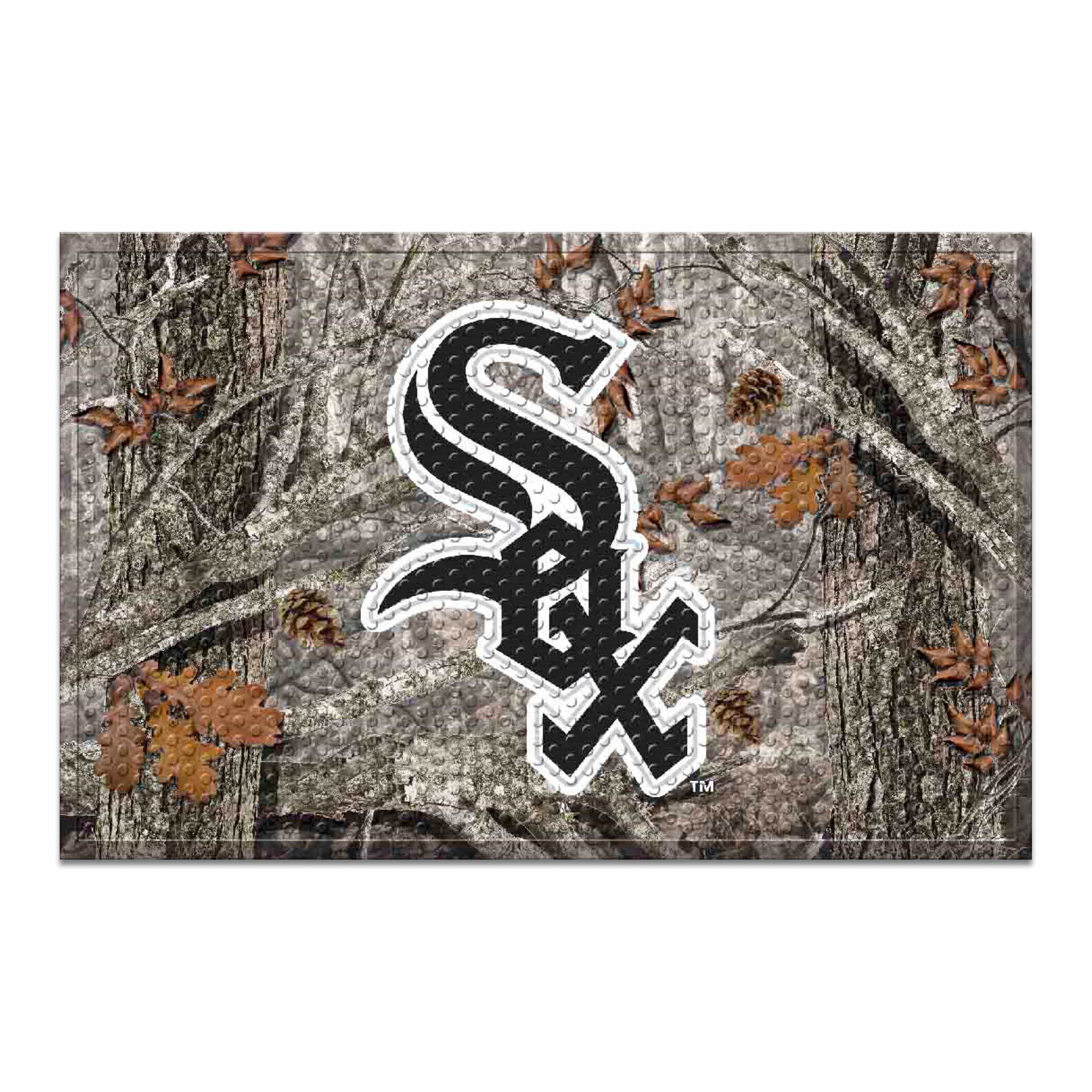 Chicago White Sox Rubber Scraper Door Mat Camo