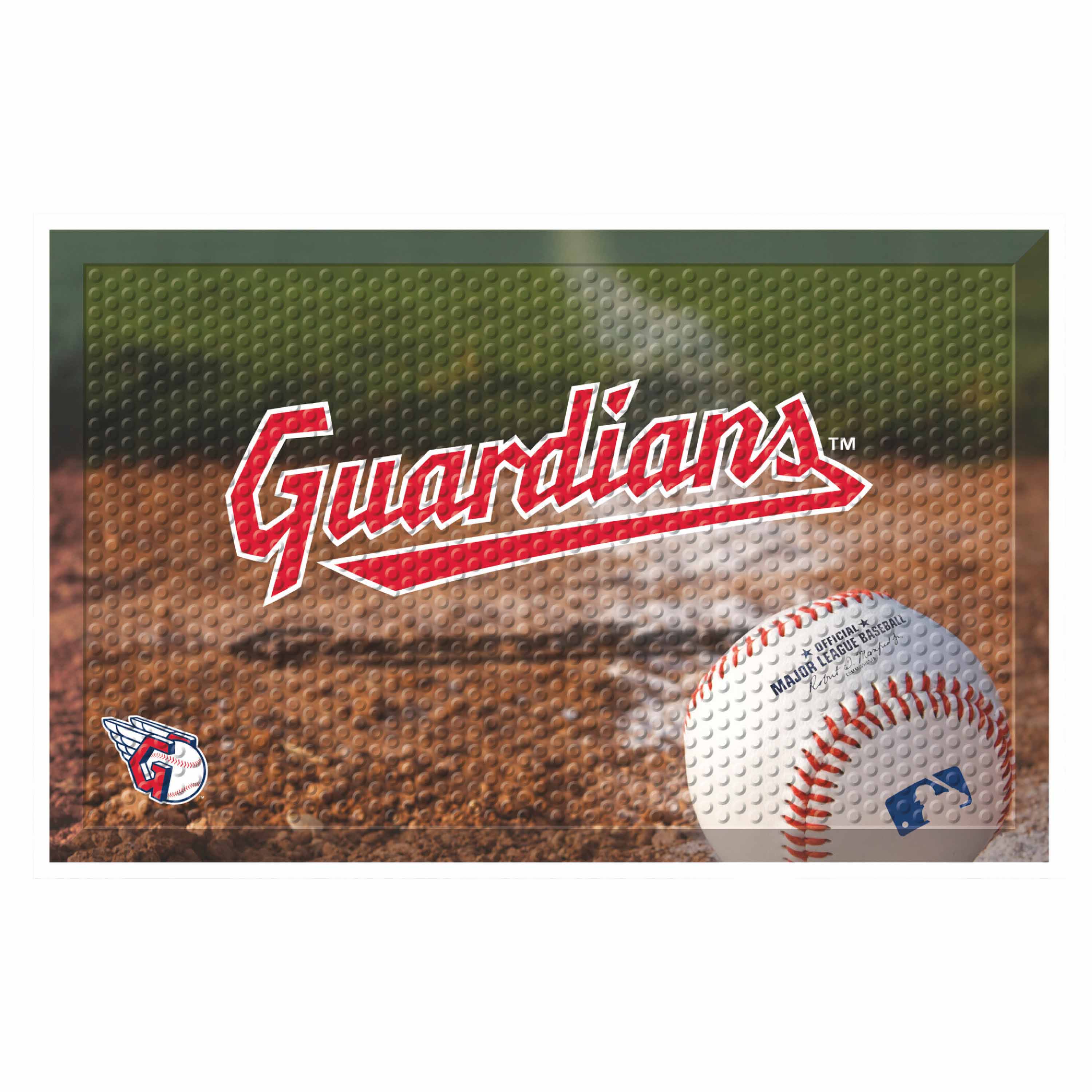 Cleveland Guardians Rubber Scraper Door Mat