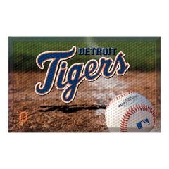 Detroit Tigers Rubber Scraper Door Mat