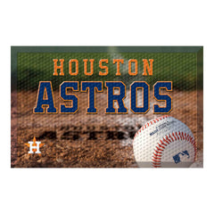 Houston Astros Rubber Scraper Door Mat - Houston Astros