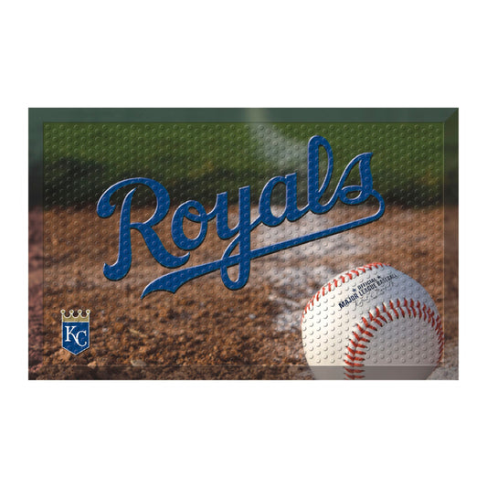 Kansas City Royals Rubber Scraper Door Mat