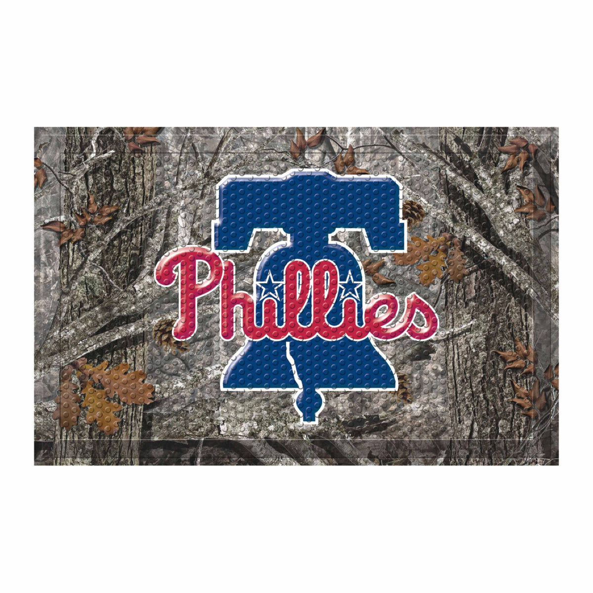 Philadelphia Phillies Rubber Scraper Door Mat Camo