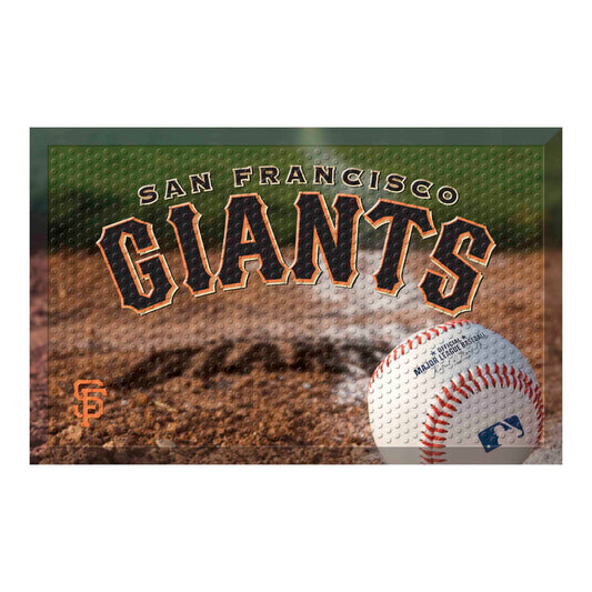 San Francisco Giants Rubber Scraper Door Mat