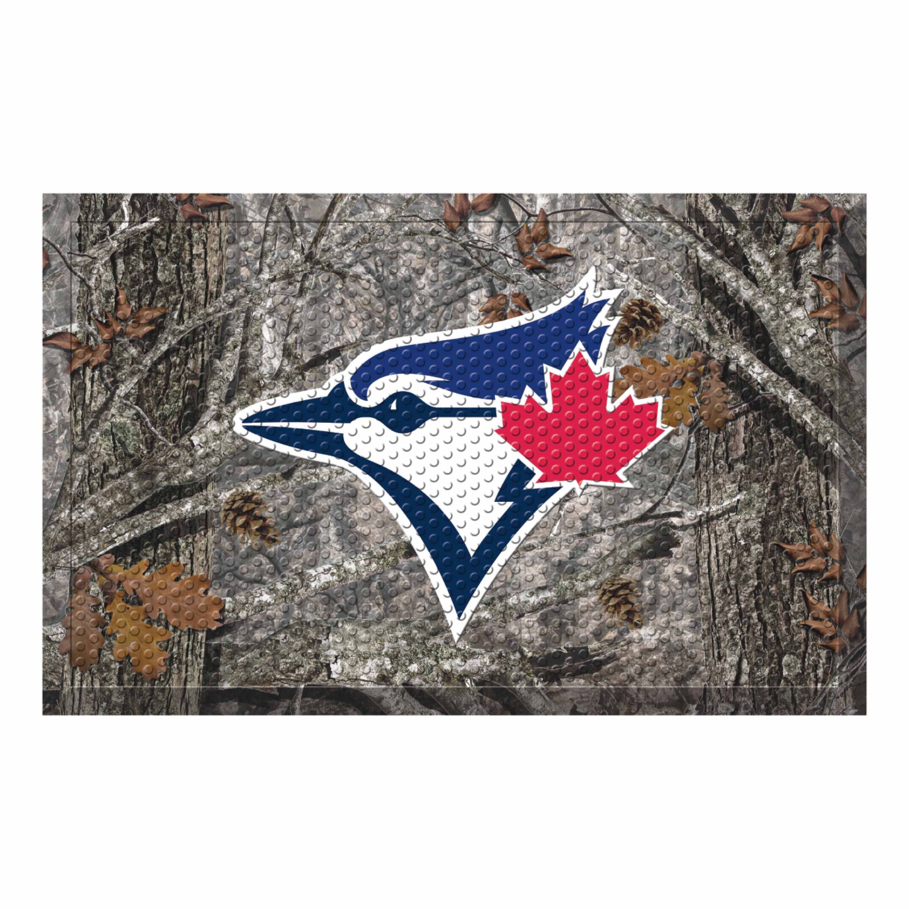 Toronto Blue Jays Rubber Scraper Door Mat Camo