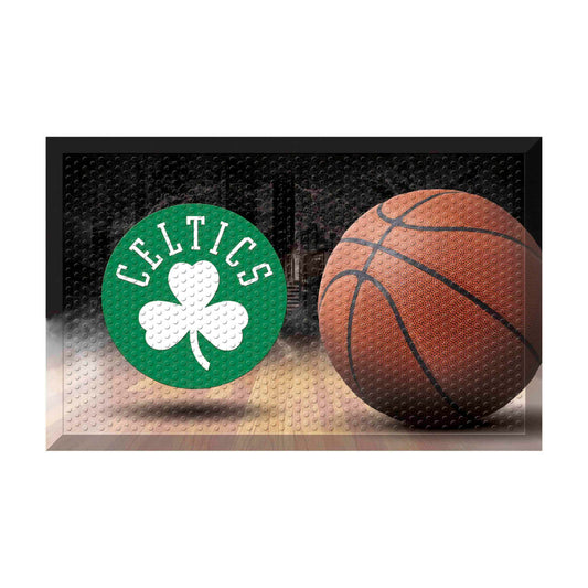 Boston Celtics Rubber Scraper Door Mat - Boston Celtics