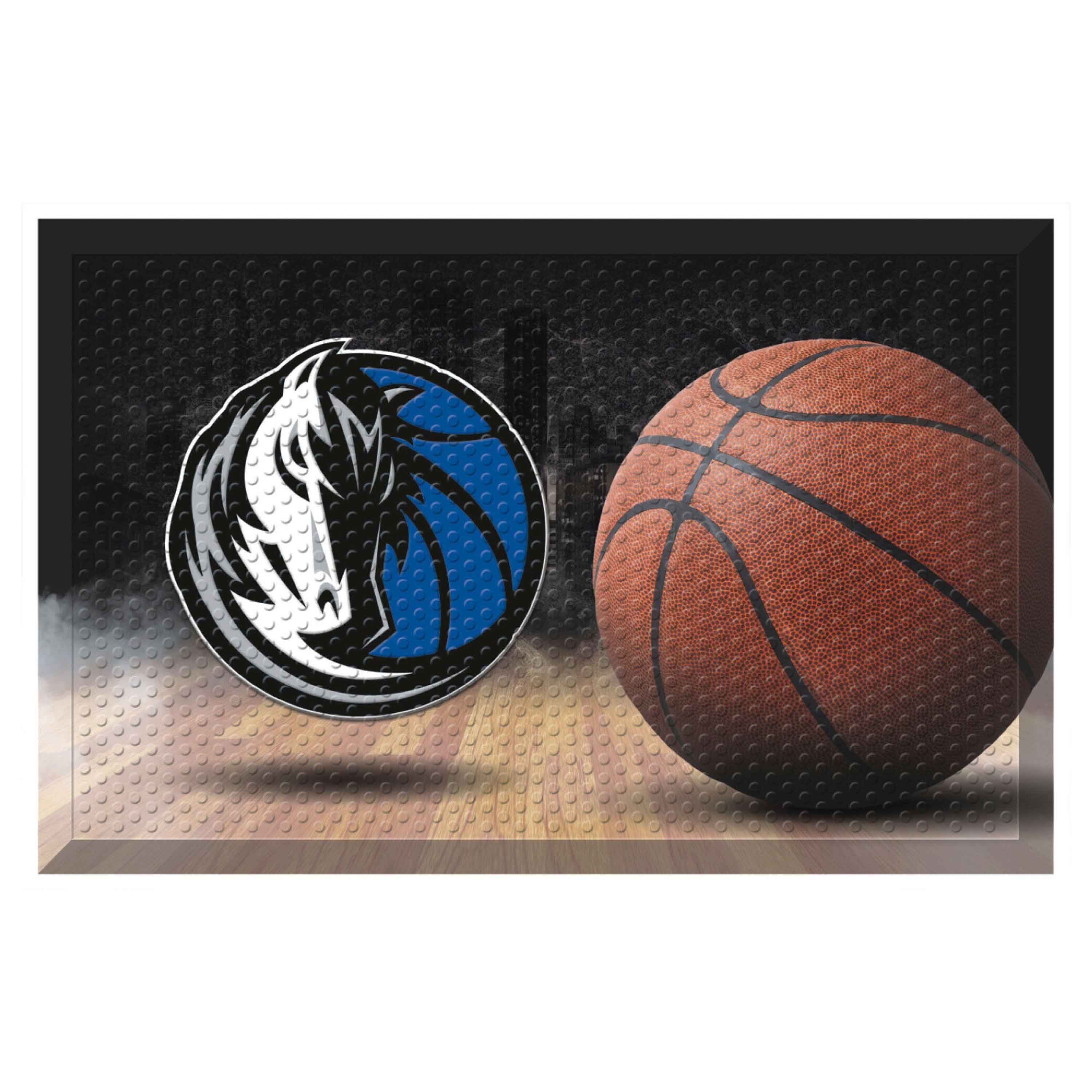 Dallas Mavericks Rubber Scraper Door Mat - Dallas Mavericks