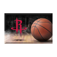 Houston Rockets Rubber Scraper Door Mat - Houston Rockets