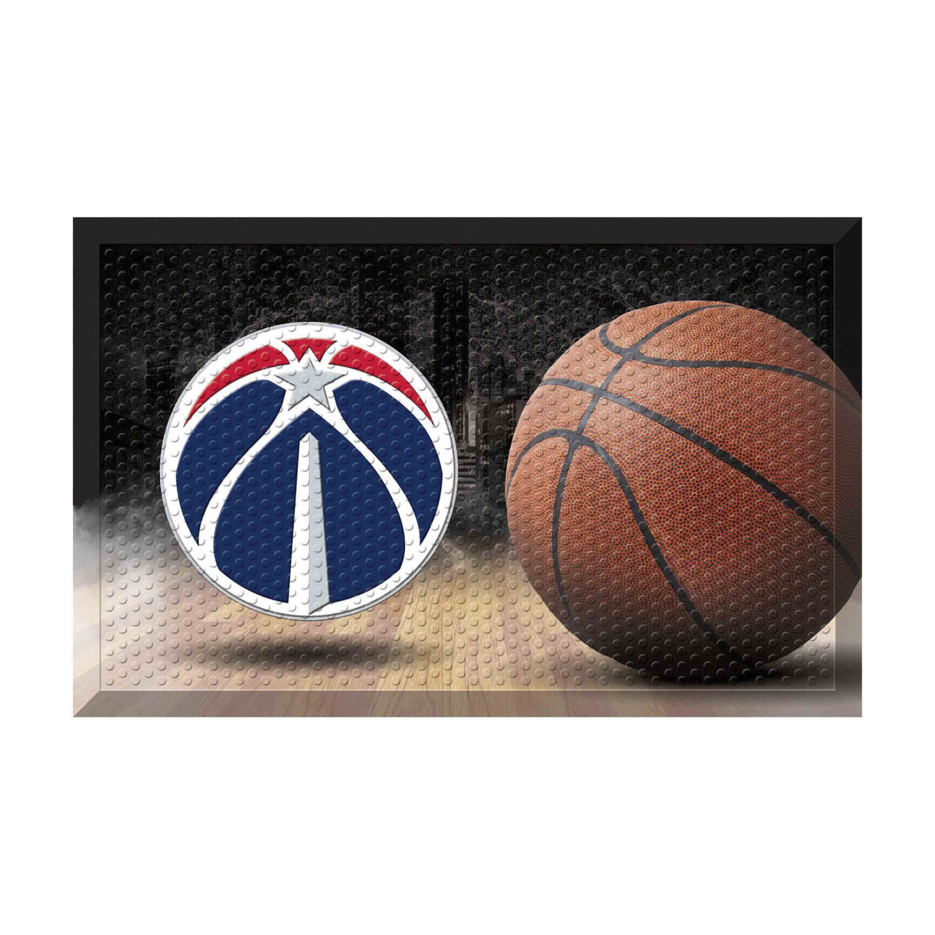 Washington Wizards Rubber Scraper Door Mat