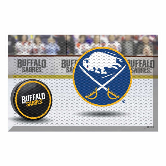 Buffalo Sabres Rubber Scraper Door Mat - Buffalo Sabres